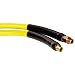 Goodyear EP Gauntlet 1500 Yellow Rubber Pressure Washer Hose Assembly, 3/8" Male NPT x Male NPT Swivel Connection, 1500 PSI Maximum Pressure, 100' Length, 3/8" ID
