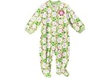 Carter's Flowered Footed Sleepwear GREEN 6 Months
