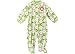 Carter's Flowered Footed Sleepwear GREEN Newborn