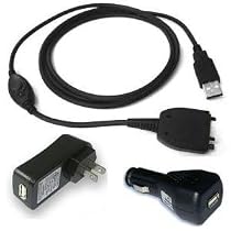 3 pcs USB ActiveSync Charge Kit fits Palm Tungsten T5, E2, TX, Treo 650