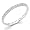 14K White Gold Pave Set Round-cut Diamond Matching Band (0.1 CTW., G-H Color, SI1-2 Clarity) - Size 4