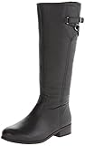 Trotters Women's Lucky Riding Boot,Black,9 N US