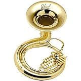 Weril J470 Series Brass BBb Sousaphone (J470S Silver with Case)