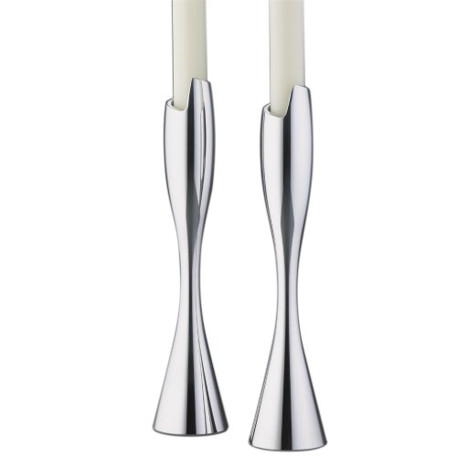 Nambé Spiral 9-inch Candlesticks Pair