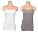 Undercover Mama Nursing Tank White & Grey 2 Pack - Perfect Maternity Undershirt
