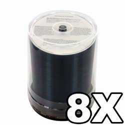 100pcs Taiyo Yuden Premium Line DVD-R 8X Silver Thermal Lacquer Blank Media in Cake box Made in Japan (Unit Price $0.24/pc)