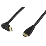 HQ - CABLE-558/2.5 - Câble HDMI mâle 1.3 avec connecteur coude - plaqué Or - 2,5 m