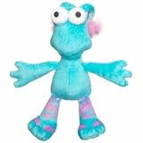 The WotWots Mini Spottywot Plush (blue with pink spots)