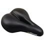 Summit Men's Comfort Cruiser Elastomer Bicycle Saddle - Black - VL6099E