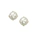14K Yellow Gold Prong Set 5 MM Pearl Earring Studs