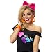 Headband with Bow in Satin Hot Pink