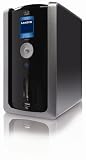 Linksys NMH410-EU Media Hub NAS-System mit Festplatten 1x1TB (1-Bay, SATA, Ethernet, Card Reader) schwarz