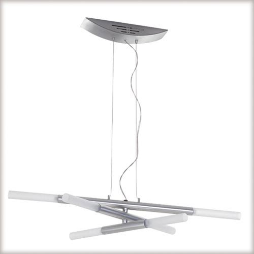 Paulmann 79075 Living Gala Mikado II Pendell. 6x20W G4 Eisen geb&uuml;rstet/Satin 230/12V 150VA Preisvergleich
