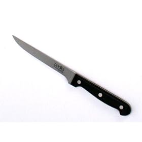 Gourmet 6-in Stainless Steel Boning Knife - Full Tang Stamped by Cooks