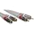 Philips SWA3526 - Audio extender - RCA (F) - RCA (M) - 1.5 m - shielded