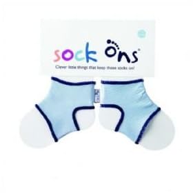 Sock Ons - 0-6 months - Colour BABY BLUE