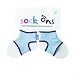 Sock Ons - 0-6 months - Colour BABY BLUE