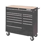 Waterloo (WATWI1512BK) Pro Series 12-Drawer Tool Cart - Black