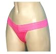 Mamia Lowrise Spandex Lace Trim G String Thong panty