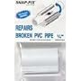 King Brothers Inc. SNX-0750-B PVC Snap-Fix Repair Coupling, White, 3/4-Inch