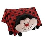 Pillow Pets Ladybug Blanket 3 x 4 feet by