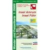 LVA SH 25 000 Wanderkarte  Insel Amrum - Insel F�hr: Mit Stadtplan Wyk auf F�hr und Pl�nen von 12 Inseld�rfern im Ma�stab 1:10 000, GPS-geeignet