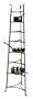 8-Tier Tapered Cookware Tower with Hammered Steel Frame
