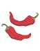 Wallies 25 Red Chili Pepper Peppers Wallpaper Cutouts