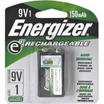 Energizer 9V Rechargeable NiMH Battery Retail Pack, 150mAh - Single