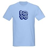 IMVU Stacked Logo Logo Light T-Shirt by CafePress