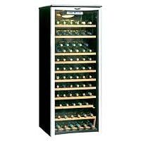 Click here to buy 75 Bottle Wine Cooler (Black with Platinum Door Trim) (58 13 15H x 23 5 8W x 25 11 16D) by Danby.