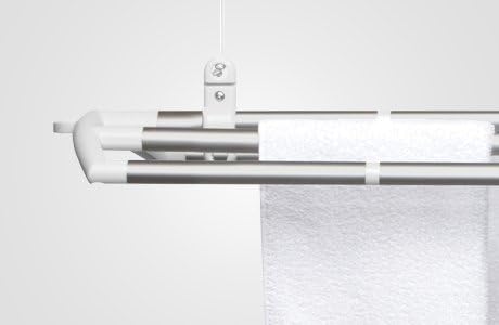 LOFTi Ceiling Mounted Laundry Drying System, Pure White by The New Clothesline Company