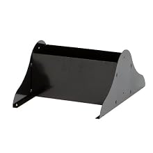 Durham 408-08-A Black Cold Rolled Steel Literature Rack Base, 10-1/8" Width x 5-7/8" Height x 14" Depth