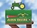 John Deere Model B - Rural Style Mailbox with Tractor Topper