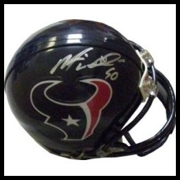 Mario Williams Autographed/Hand Signed Mini Helmet