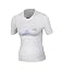 X-Bionic Women's Energizer Short Sleeve T-Shirt, White/Sky Blue, X-Small