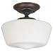 World Imports Lighting 9007-88 Luray 1-Light Semi-flush Light Fixture, Oil Rubbed Bronze