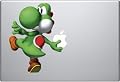 Yoshi Color Grabbing Apple Vinyl Decal Skin for Apple Macbook Pro Air Laptop Computer