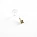 16G Bioplast with 14KT Gold Labret/Monroe: Jeweled Internal Thread Bead-1 Retainer-Gift Box