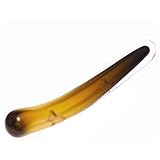 Simply Blown Siamese Hand Blown Glass Dildo, Large, Topaz