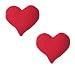 Sugar Layon-Red Heart 1": 280 Count