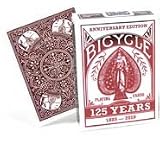 from Bicycle Bicycle 125th Anniversary Edition Playing Cards, Poker Size - Red