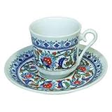 Review gural  / Coffee Cups Set and Saucers (6 pieces Cup And 6 pieces saucers)