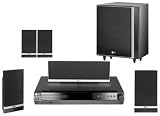 LG LHT734 - Home theater system - 5.1 channel - glossy black