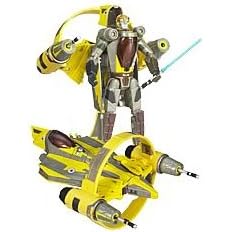Star Wars 2009 Transformers Anakin Skywalker to Jedi Delta-7 Starfighter