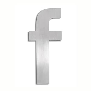 House Address Letter - Chrome F by Blomus by 