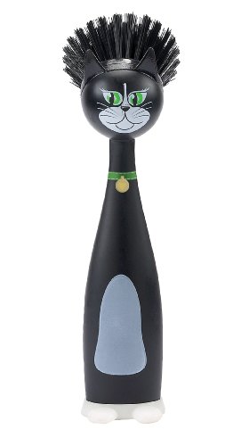 Boston Warehouse Cat Kitchen Dish Brush
