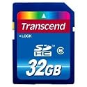 Transcend SDHCカード Class6 32GB TS32GSDHC6