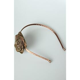 Buy *The Extras The Zipper Flower Headband in Brown,Accessories for Women by var goTwisterProductImageStrings = new Object();goTwisterProductImageStrings['prodImageNotAvailTextNoColor'] = 