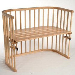 Cheap aBaby Maxi Cot, Natural Varnished